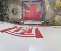 世界城廣告高空安裝